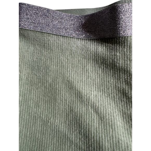Epic Threads NWT 3T pull on mineral green ribbed velour leggings w/sparkle waist - Picture 7 of 13